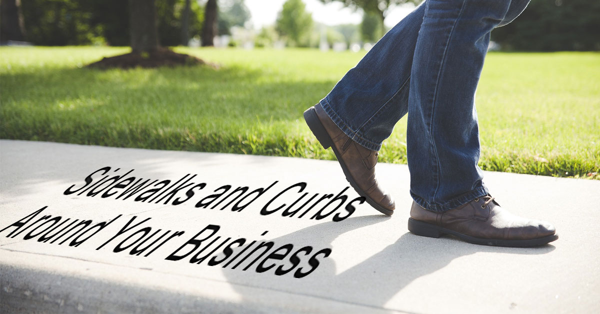 Sidewalks and Curbs Around Your Business, Wright Construction, Murfreesboro TN